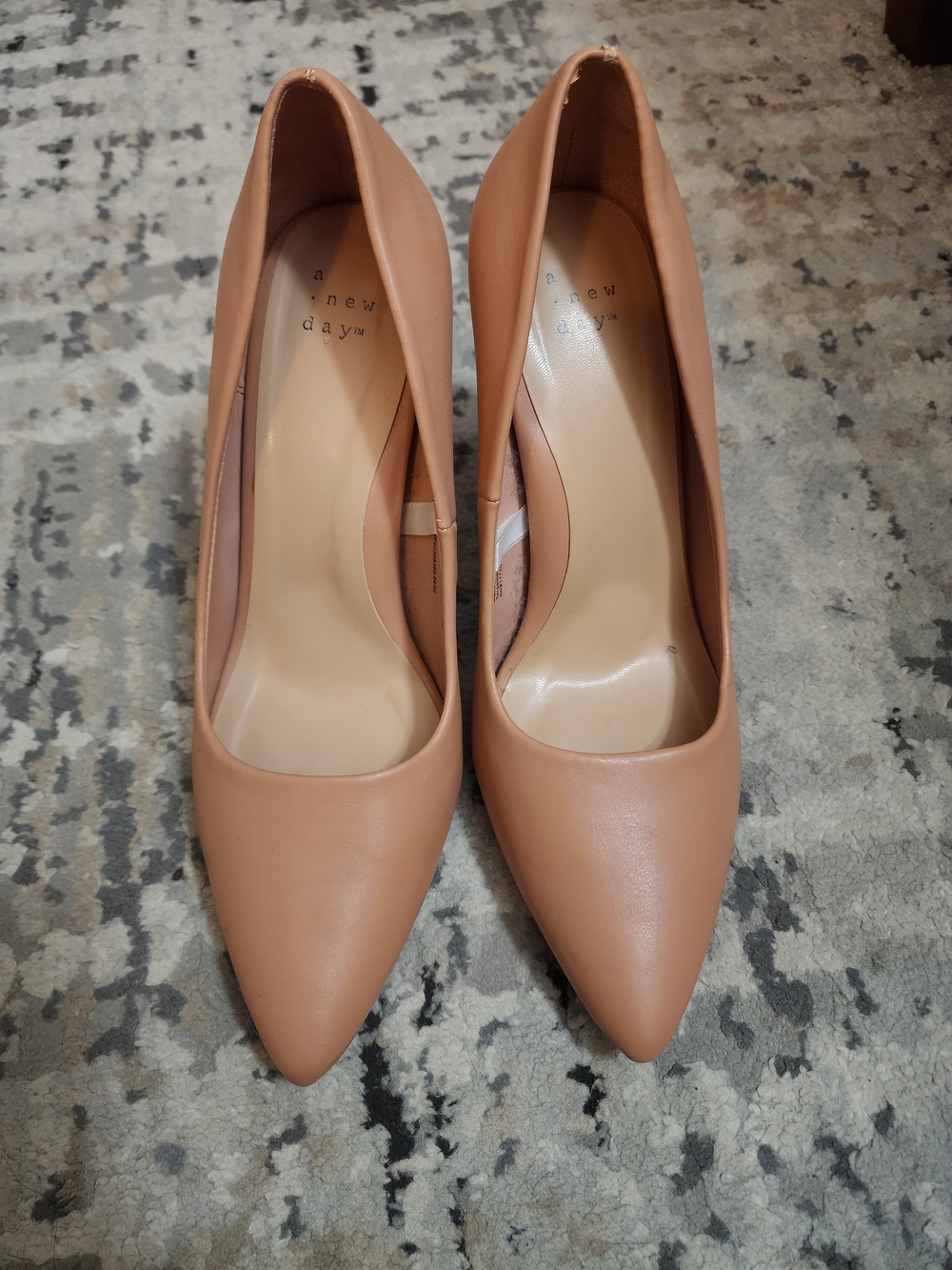 a new day Nude Pointed-Toe Pumps